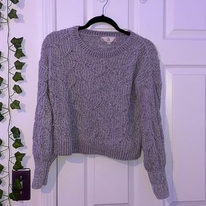Knitted Grey Sweater